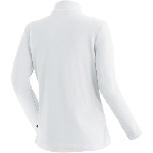 Rückansicht von Maier Sports Denise Fleecejacke Damen Weiß