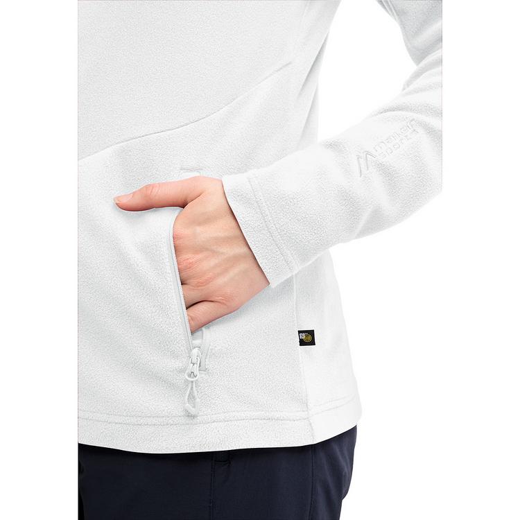 Maier Sports Maier Sports Denise Fleecejacke Damen - Wei&szlig; - 1 | SportScheck