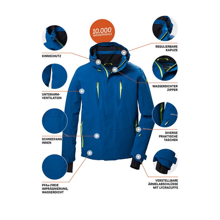 KILLTEC KILLTEC KOW 26 MN JCKT Funktionsjacke Herren - Petrol2511 - 7 | SportScheck