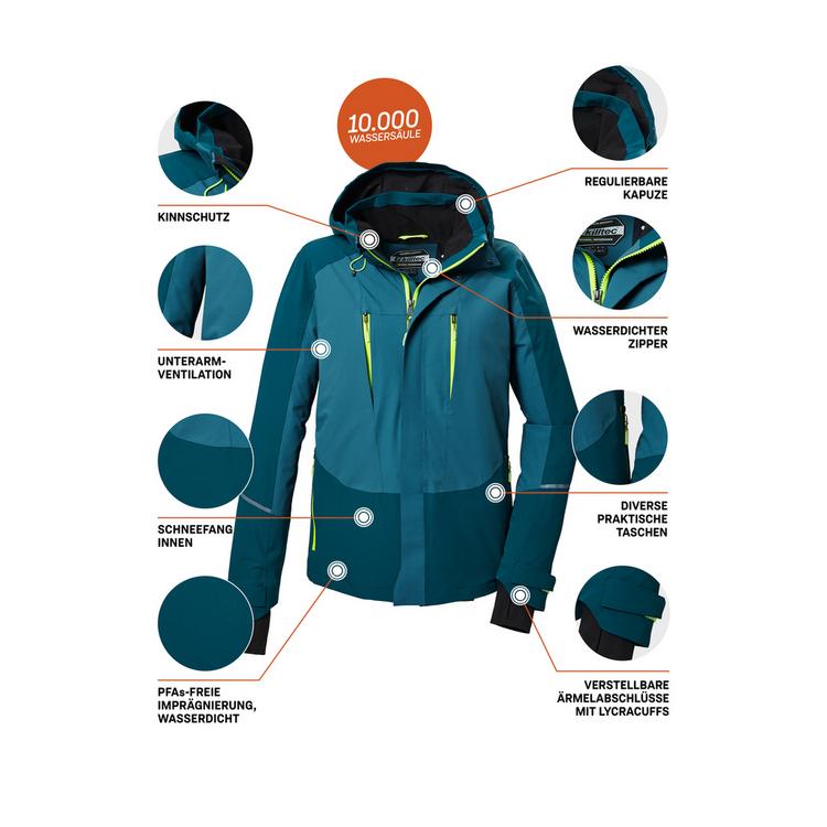 KILLTEC KILLTEC KOW 29 MN JCKT Funktionsjacke Herren - Blau3060 - 4 | SportScheck