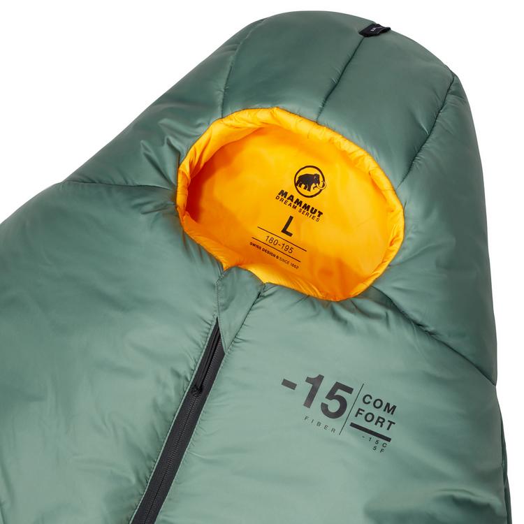 Mammut Mammut Comfort Fiber -15C Kunstfaserschlafsack Herren - deep cypress - 6 | SportScheck