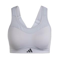 adidas TLRD Impact Training High Support BH Sport-BH Damen Halo Silver