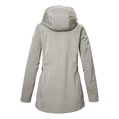 Rückansicht von G.I.G.A. DX by killtec GS 75 Softshelljacke Damen Steingrau