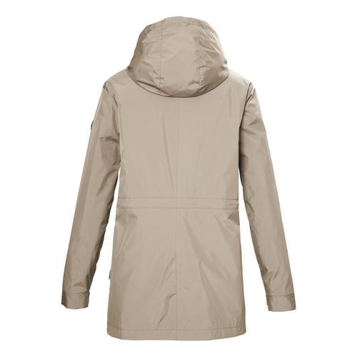 Rückansicht von G.I.G.A. DX by killtec GS 68 Softshelljacke Damen Beige8017