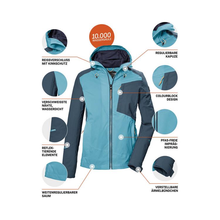 KILLTEC KILLTEC KOS 83 Softshelljacke Damen - Blau3016 - 3 | SportScheck