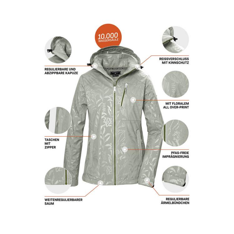 KILLTEC KILLTEC KOS 122 Softshelljacke Damen - Gr&uuml;n2046 - 3 | SportScheck