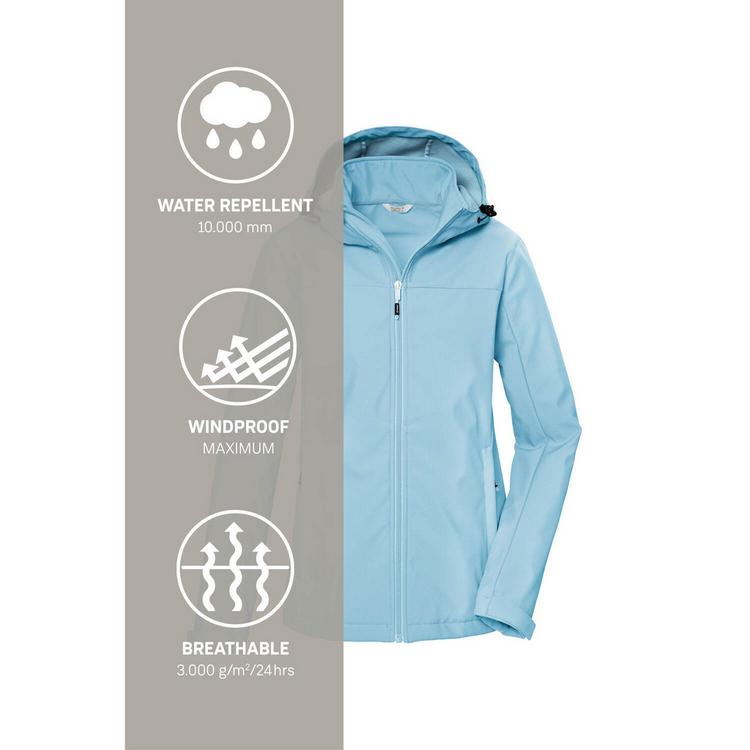 KILLTEC KILLTEC KOS 102 Softshelljacke Damen - Kristallblau291 - 4 | SportScheck