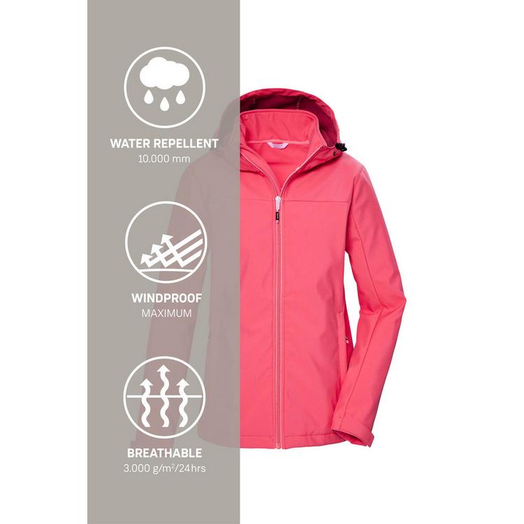 KILLTEC KILLTEC KOS 102 Softshelljacke Damen - Pink472 - 4 | SportScheck