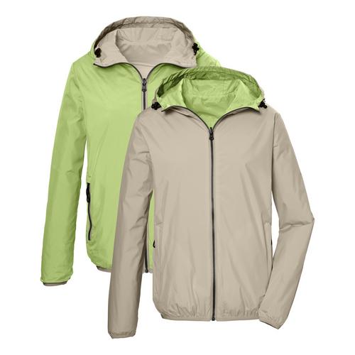 Rückansicht von G.I.G.A. DX by killtec GS 66 Softshelljacke Damen Beige8017