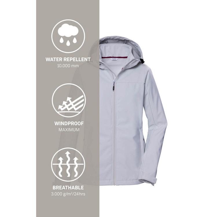 KILLTEC KILLTEC KOS 102 Softshelljacke Damen - Wei&szlig;951 - 4 | SportScheck