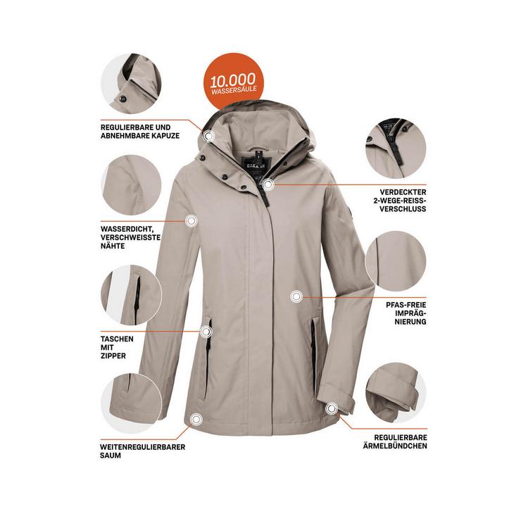 G.I.G.A. DX by killtec G.I.G.A. DX by killtec GS 53 Softshelljacke Damen - Sand8110 - 3 | SportScheck