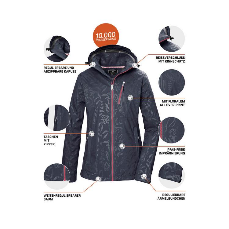 KILLTEC KILLTEC KOS 122 Softshelljacke Damen - Blau3023 - 3 | SportScheck