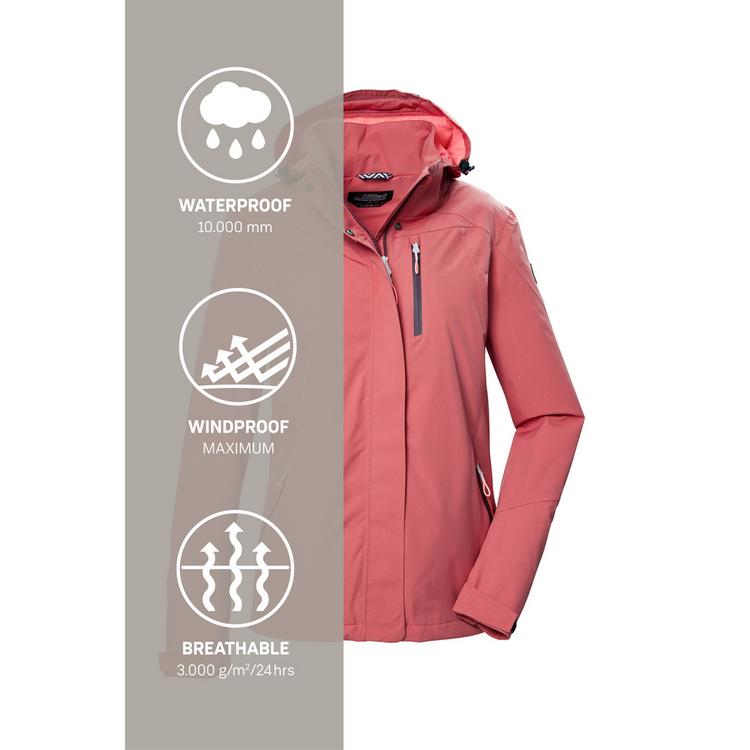 KILLTEC KILLTEC KOS 28 Softshelljacke Damen - Rot4541 - 5 | SportScheck