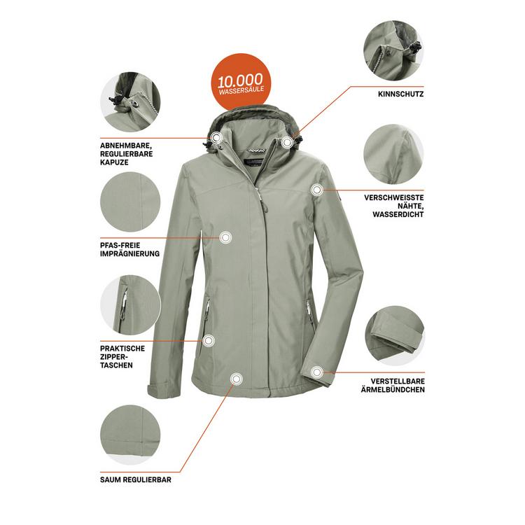 KILLTEC KILLTEC KOS 26 Softshelljacke Damen - Gr&uuml;n2046 - 3 | SportScheck