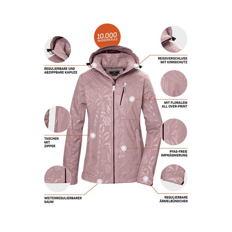 KILLTEC KILLTEC KOS 122 Softshelljacke Damen - Violett3930 - 6 | SportScheck