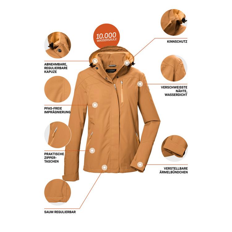 KILLTEC KILLTEC KOS 28 Softshelljacke Damen - Orange5036 - 3 | SportScheck