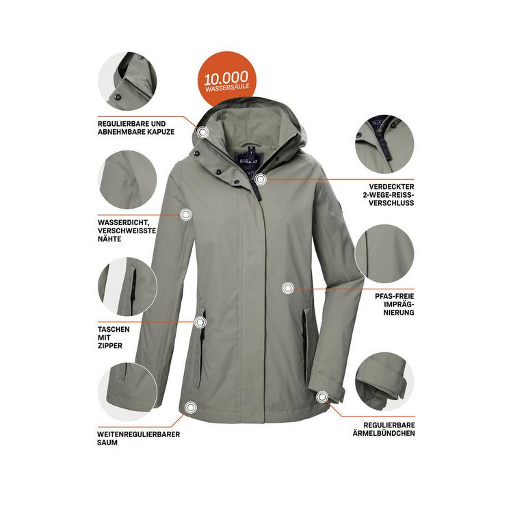 G.I.G.A. DX by killtec G.I.G.A. DX by killtec GS 53 Softshelljacke Damen - Oliv1012 - 5 | SportScheck