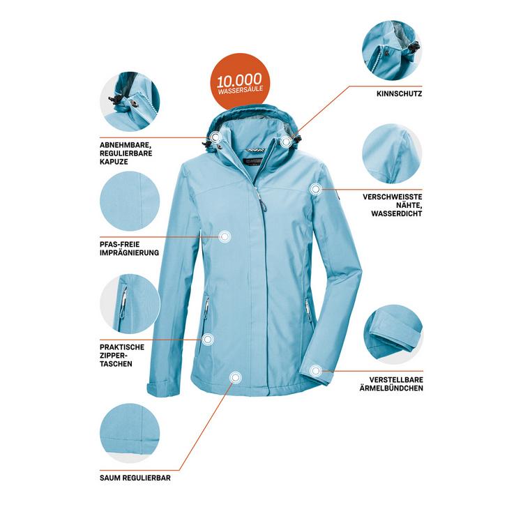 KILLTEC KILLTEC KOS 26 Softshelljacke Damen - Kristallblau291 - 3 | SportScheck