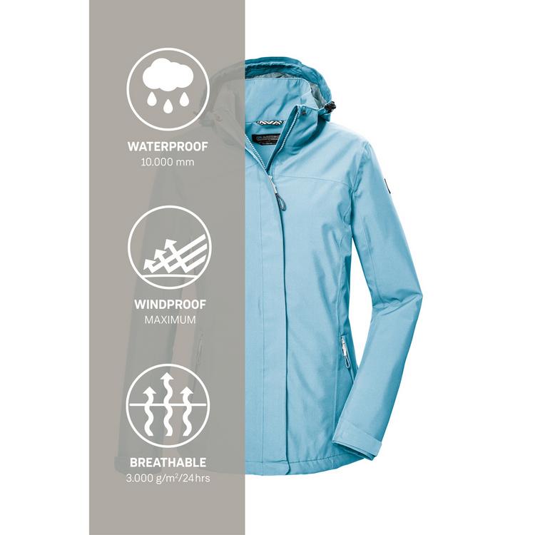 KILLTEC KILLTEC KOS 26 Softshelljacke Damen - Kristallblau291 - 4 | SportScheck