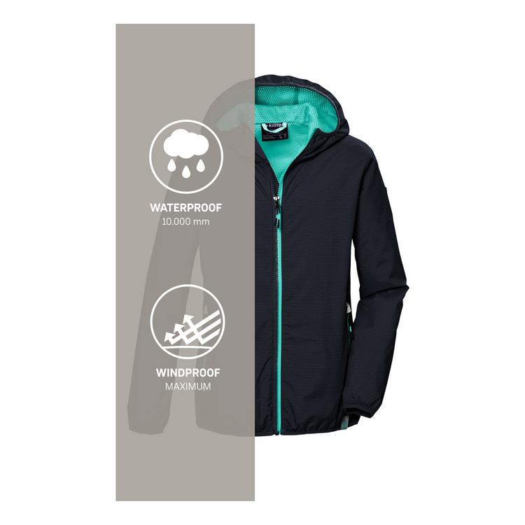 KILLTEC KILLTEC KOS 138 Softshelljacke M&auml;dchen - Blau3044 - 2 | SportScheck