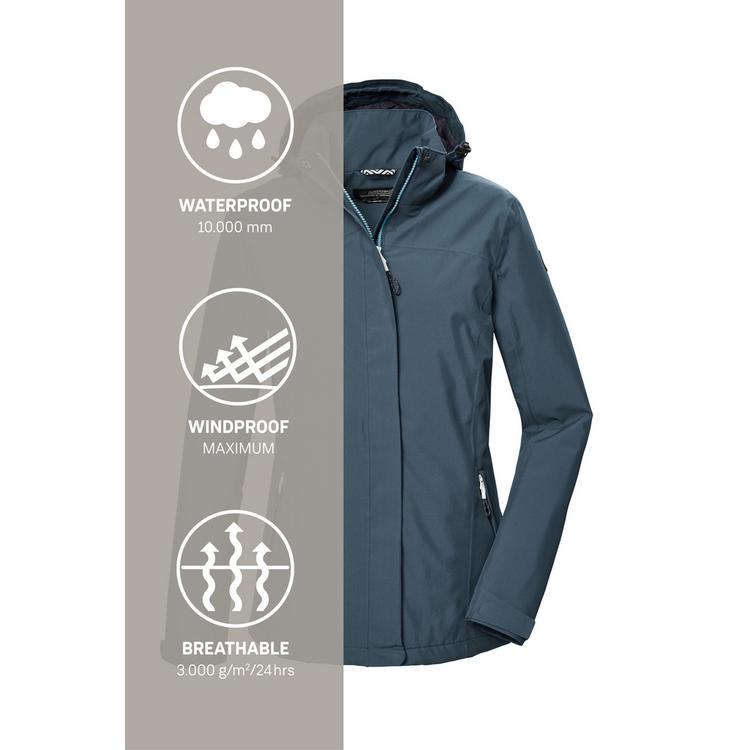 KILLTEC KILLTEC KOS 26 Softshelljacke Damen - Blau - 4 | SportScheck