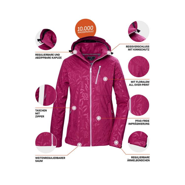 KILLTEC KILLTEC KOS 122 Softshelljacke Damen - Rot4542 - 5 | SportScheck