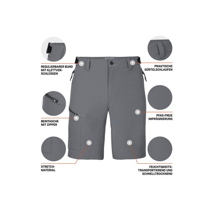 KILLTEC KILLTEC KOS 15 Funktionsshorts Herren - Steingrau0711 - 3 | SportScheck