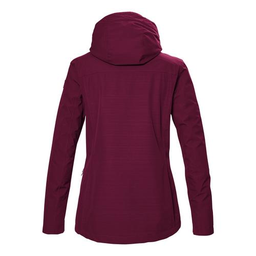 Rückansicht von KILLTEC KOS 61 Softshelljacke Damen Rot4542