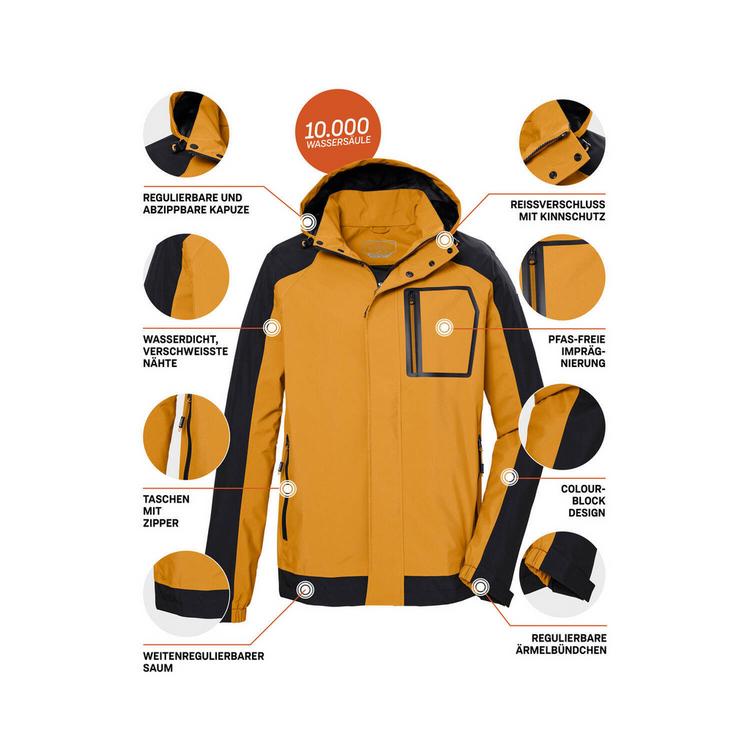 KILLTEC KILLTEC KOS 54 Funktionsjacke Herren - Gelb7021 - 3 | SportScheck