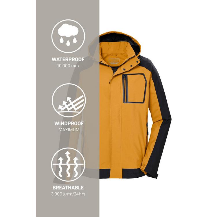 KILLTEC KILLTEC KOS 54 Funktionsjacke Herren - Gelb7021 - 4 | SportScheck