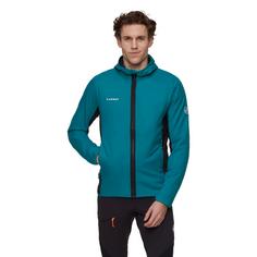 Rückansicht von Mammut Rime Light IN Hybrid Kunstfaserjacke Herren deep teal-black