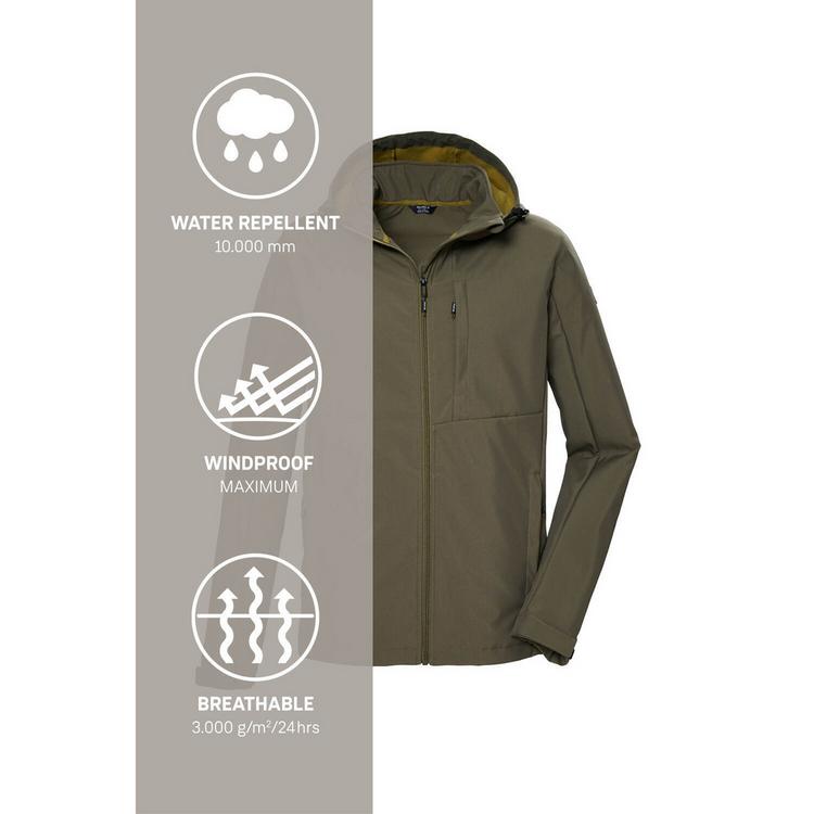KILLTEC KILLTEC KOS 103 Funktionsjacke Herren - Dunkeloliv111 - 4 | SportScheck