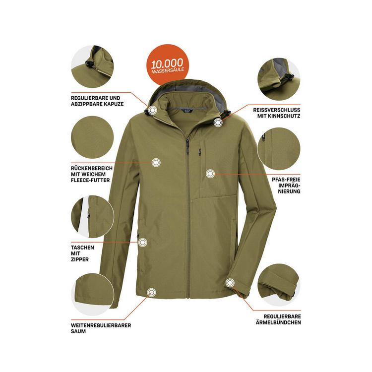 KILLTEC KILLTEC KOS 103 Funktionsjacke Herren - Gr&uuml;n2088 - 6 | SportScheck