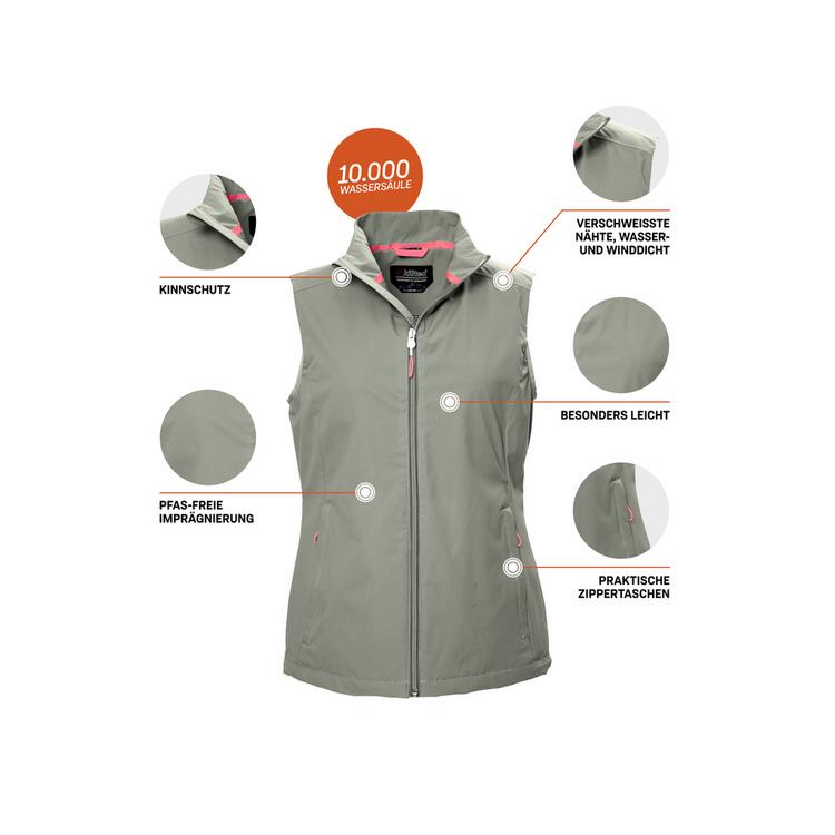 KILLTEC KILLTEC KOS 25 Outdoorweste Damen - Oliv1012 - 3 | SportScheck