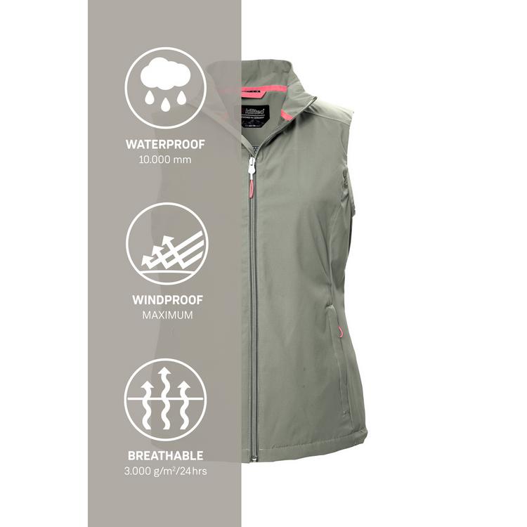 KILLTEC KILLTEC KOS 25 Outdoorweste Damen - Oliv1012 - 4 | SportScheck