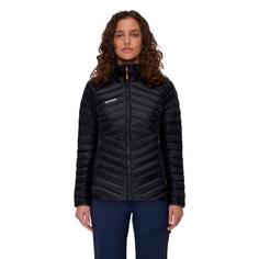 Rückansicht von Mammut Broad Peak IN Hooded Daunenjacke Damen black