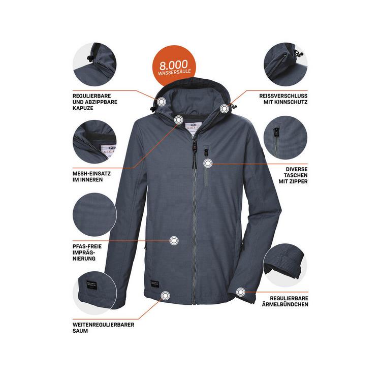 G.I.G.A. DX by killtec G.I.G.A. DX by killtec GS 82 Funktionsjacke Herren - Blau3017 - 3 | SportScheck