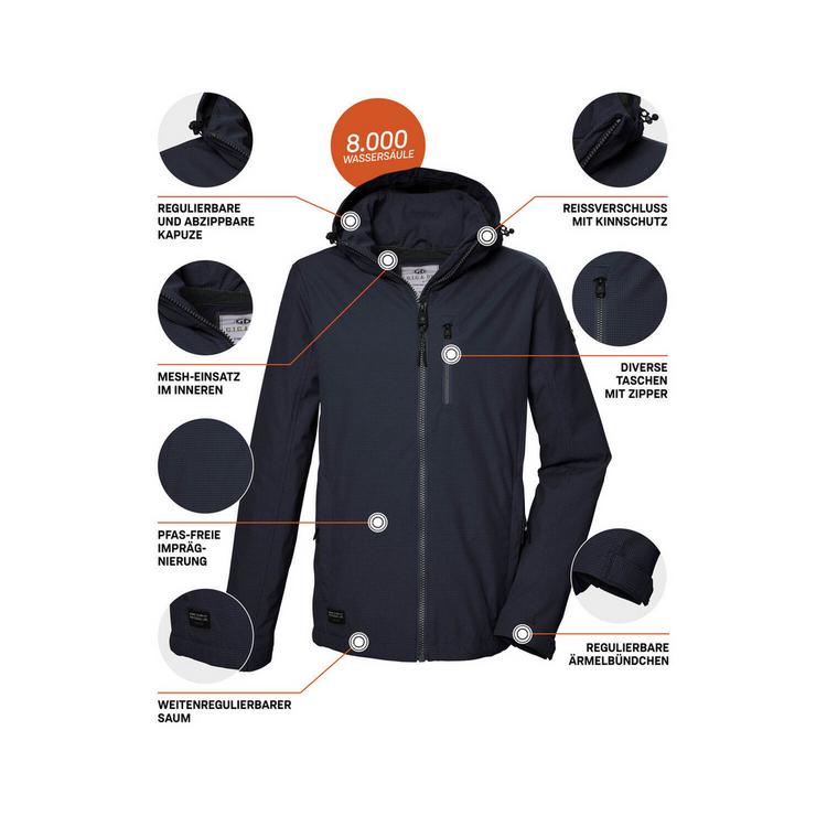 G.I.G.A. DX by killtec G.I.G.A. DX by killtec GS 82 Funktionsjacke Herren - Blau3044 - 3 | SportScheck