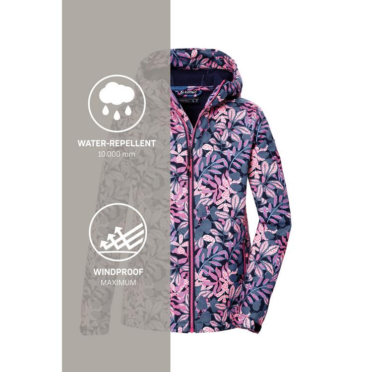 KILLTEC KILLTEC KOS 135 Softshelljacke M&auml;dchen - Blau3044 - 4 | SportScheck