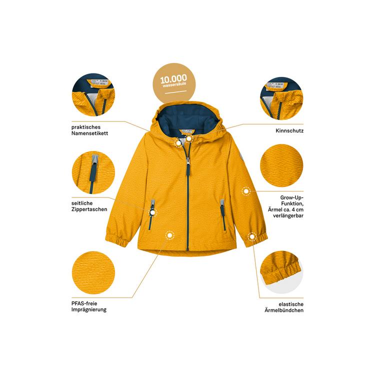 first instinct by killtec first instinct by killtec FIOS 6 Softshelljacke Kinder - Gelb7015 - 3 | SportScheck