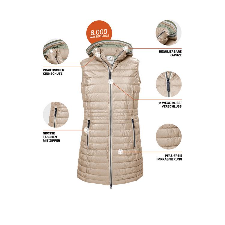 G.I.G.A. DX by killtec G.I.G.A. DX by killtec GS 70 Outdoorweste Damen - Beige8017 - 3 | SportScheck