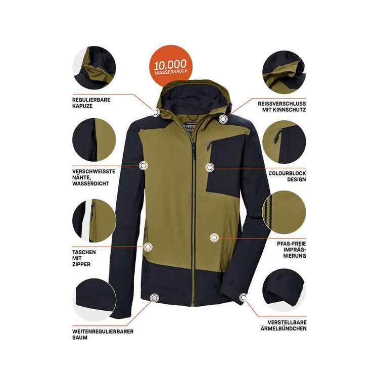 KILLTEC KILLTEC KOS 85 Funktionsjacke Herren - Gr&uuml;n2088 - 4 | SportScheck