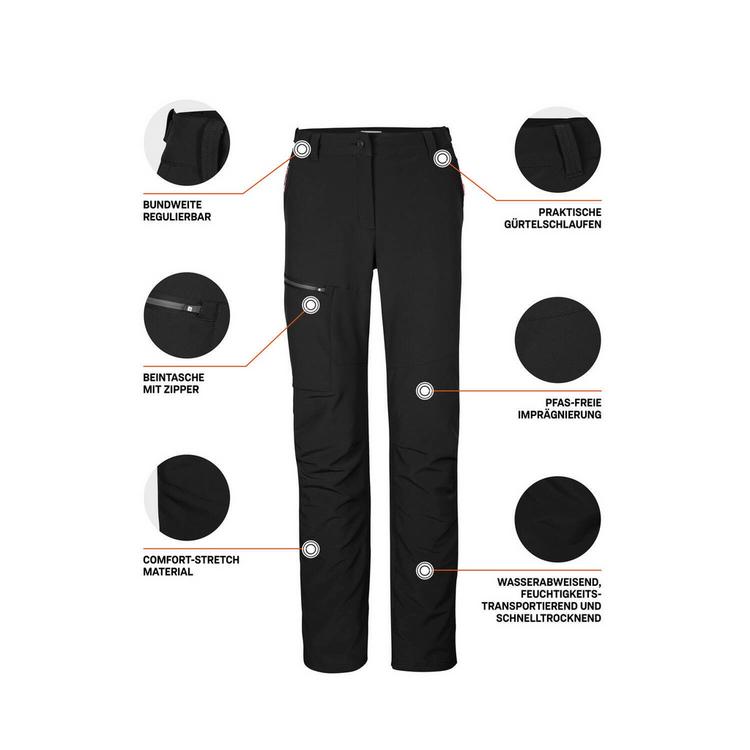 KILLTEC KILLTEC KOS 6 Trekkinghose Damen - Schwarz0110 - 3 | SportScheck