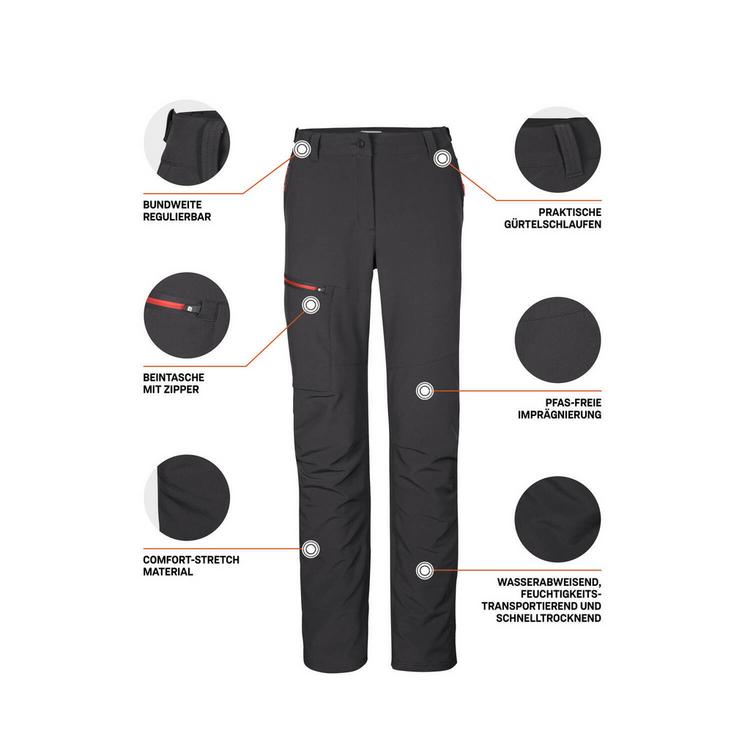 KILLTEC KILLTEC KOS 6 Trekkinghose Damen - Anthrazit - 3 | SportScheck