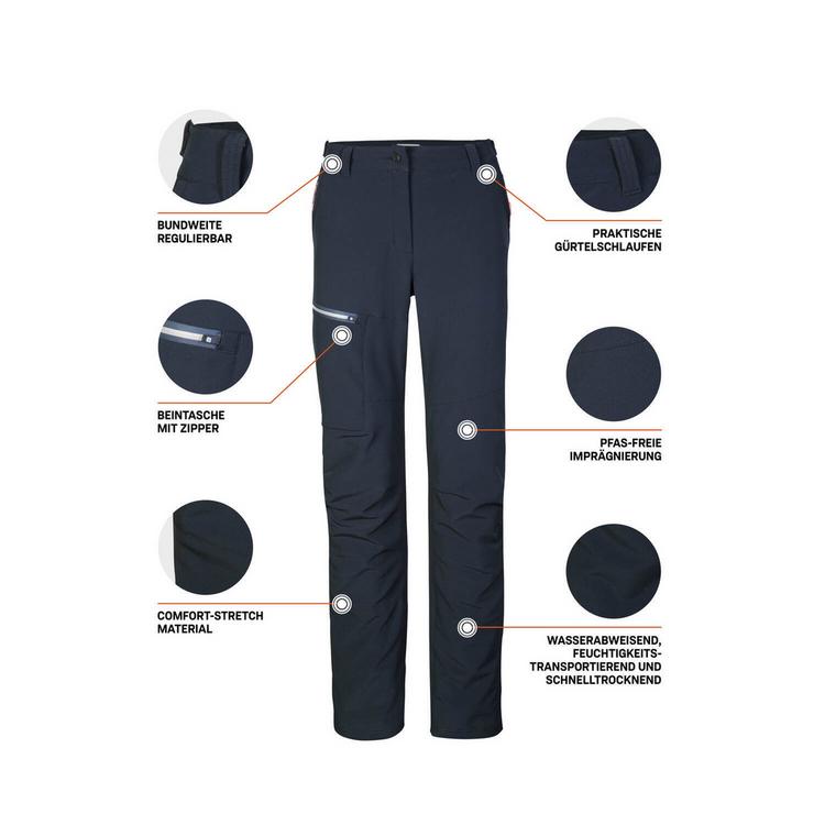 KILLTEC KILLTEC KOS 6 Trekkinghose Damen - Blau3023 - 3 | SportScheck