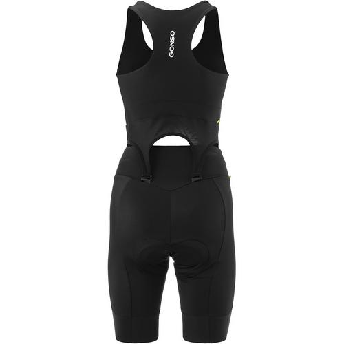 Rückansicht von Gonso Essential Fahrradjacke Damen Schwarz