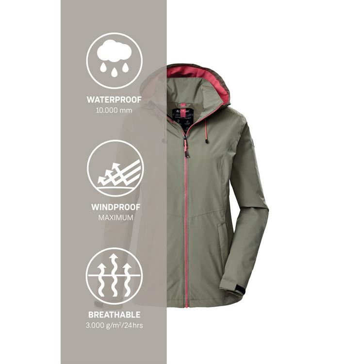 KILLTEC KILLTEC OOKS 1 Softshelljacke Damen - Oliv1012 - 4 | SportScheck