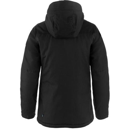 Rückansicht von FJÄLLRÄVEN Stina Padded Funktionsjacke Damen Schwarz