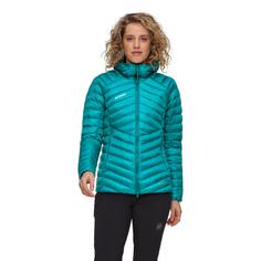 Rückansicht von Mammut Broad Peak IN Hooded Daunenjacke Damen deep teal-black