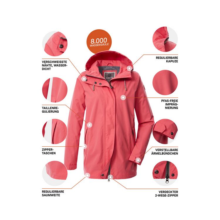 G.I.G.A. DX by killtec G.I.G.A. DX by killtec OOGS 1 Softshelljacke Damen - Dunkelorange5111 - 3 | SportScheck